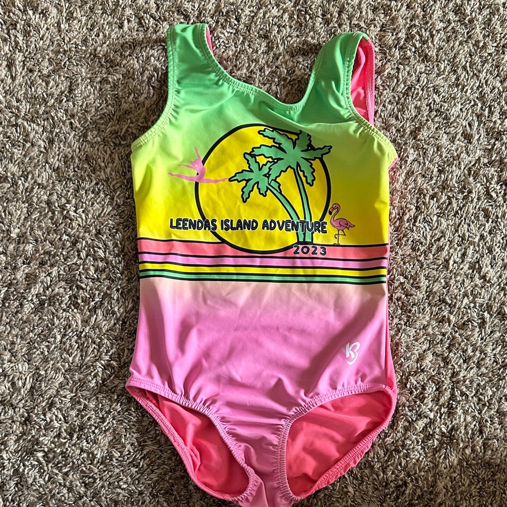 Multicolor Gymnastics Leotard